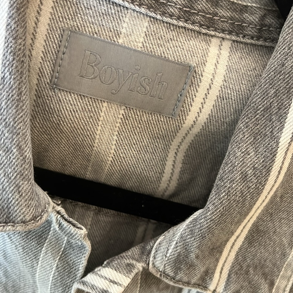 NWT Boyish The Harvey Cropped Denim Jacket - Picture 3 of 5